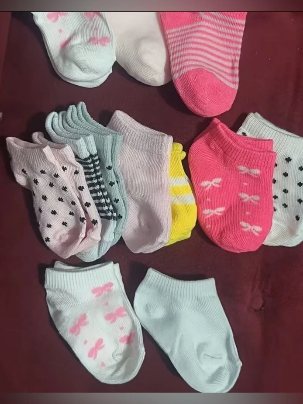 Assorted Kids No-Show Sock Pack - 20 Pairs - Multicolor 6-12 months